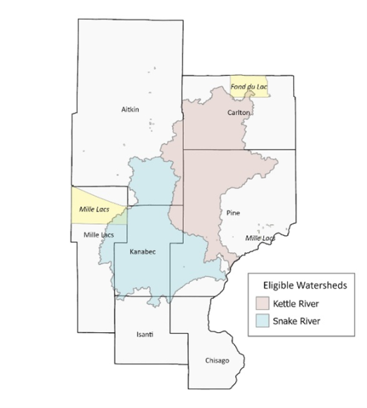 RIM Riparian Kettle and Snake River eligible counties