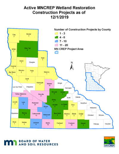 CREP wetland projects