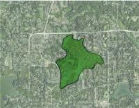 aerial view of targeted area